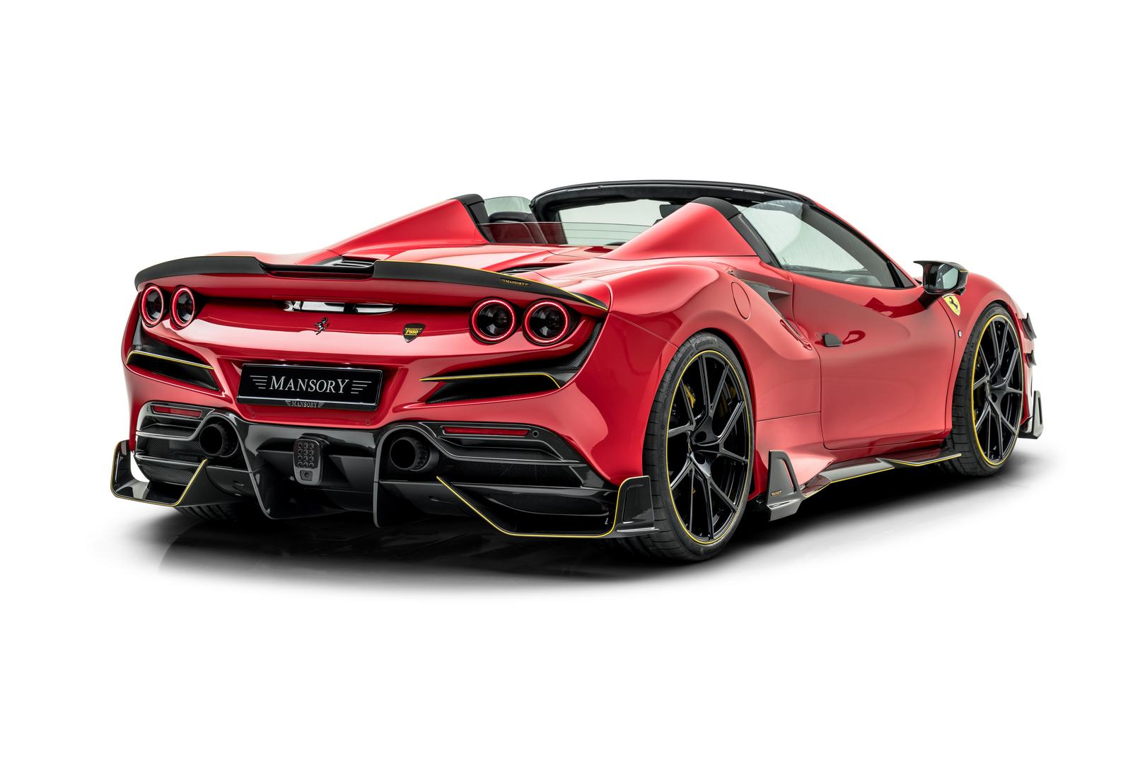 Mansory Reveals Ferrari F8 Spider Soft Kit with 880hp