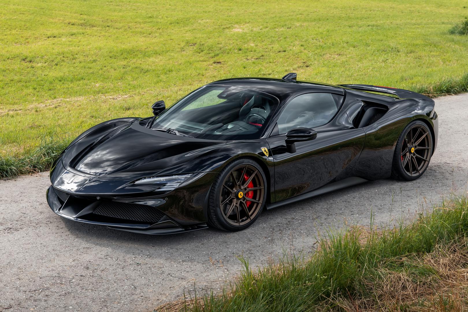 Black Ferrari SF90 Stradale Gets Novitec Treatment