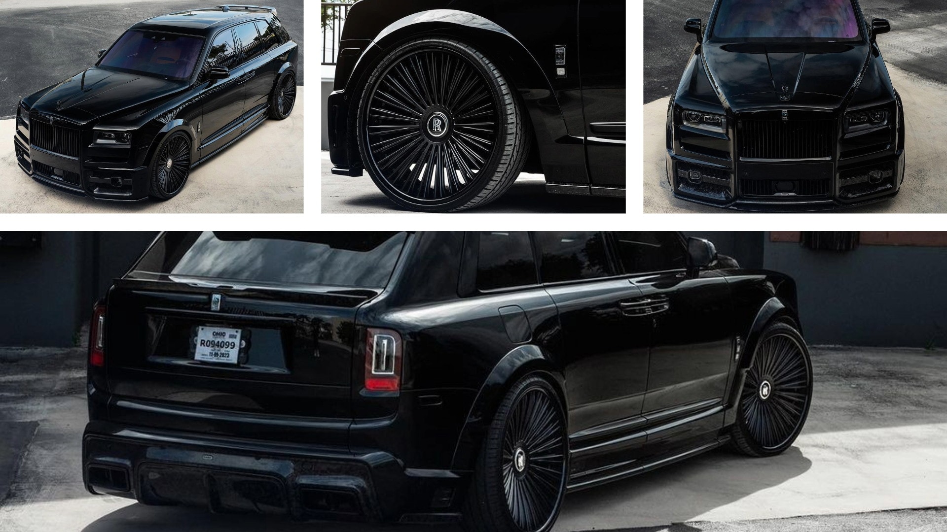 All-Black Rolls-Royce Cullinan by Urban Automotive