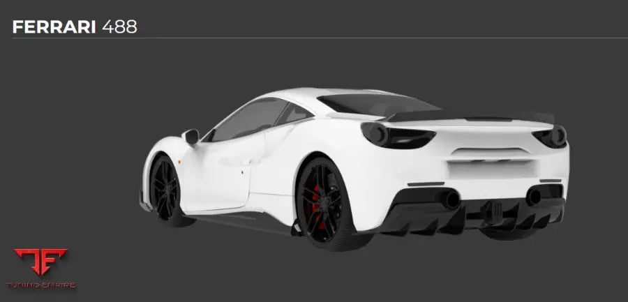 1016 FERRARI 488 CARBON PARTS