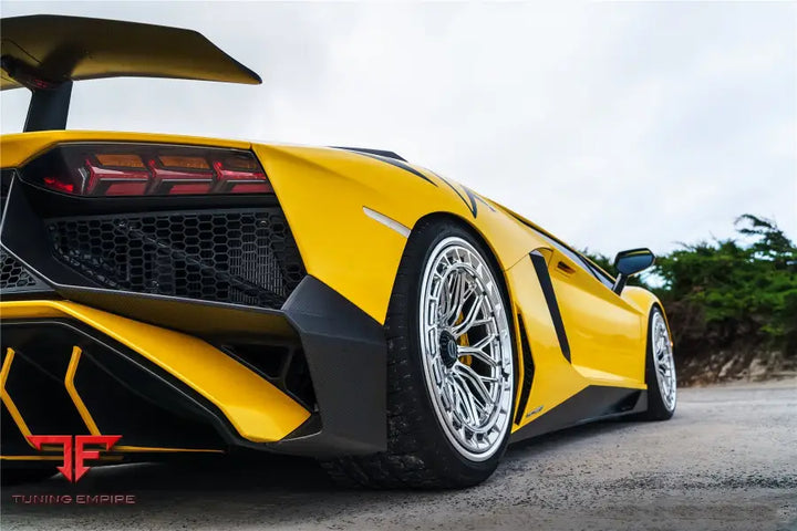 2011-2016 Lamborghini Aventador Lp700 @ Lp740 Coupe & Roadster Sv Style Rear Bumper Bsd