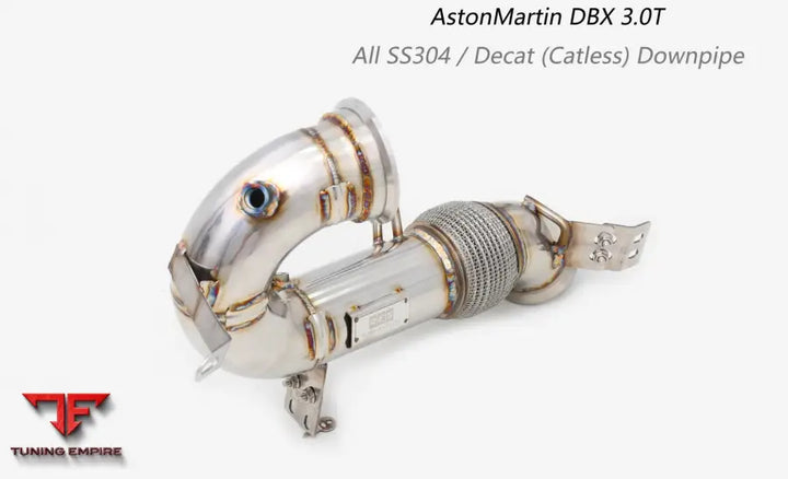 Aston Martin Dbx 3.0T All Ss304 Catless Downpipe Exhaust System