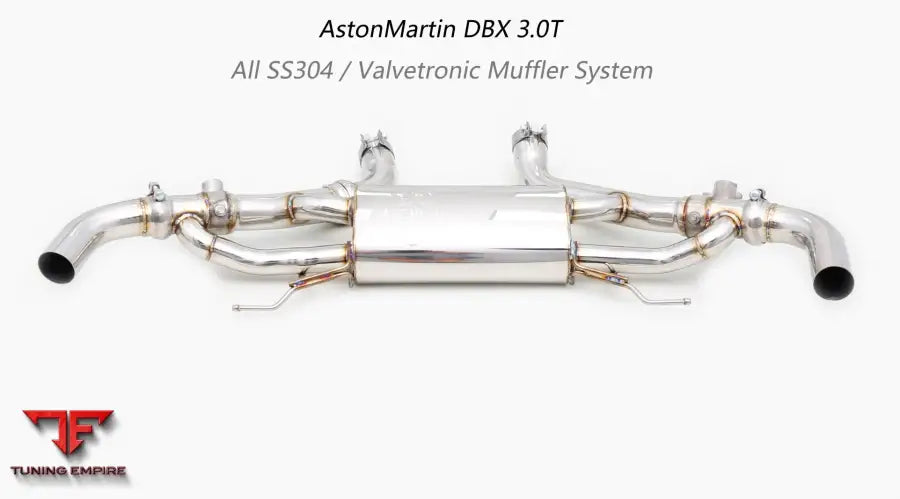 Aston Martin Dbx 3.0T All Ss304 Valvetronic Exhaust System