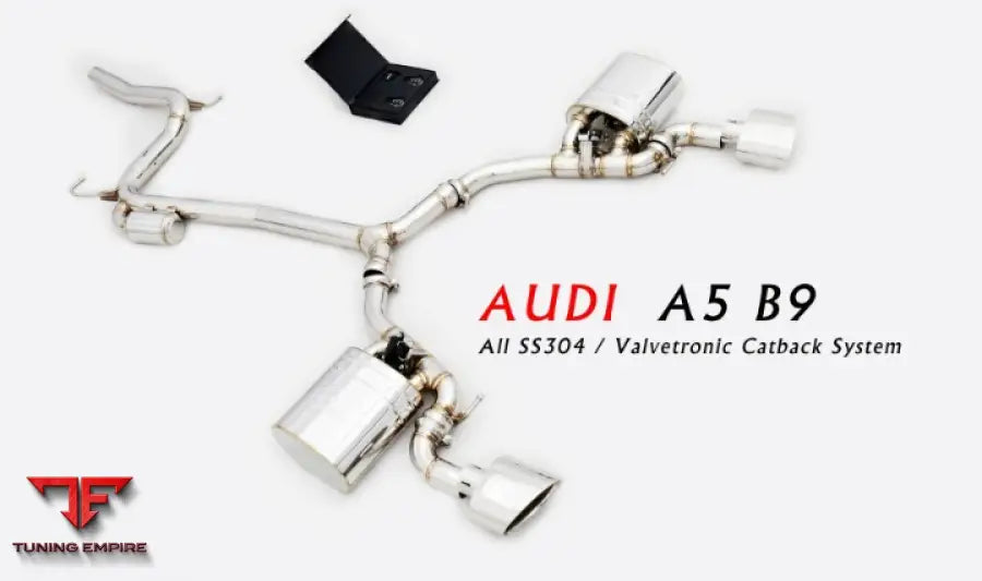 Audi A5 B9 All Ss304 Valvetronic Exhaust System