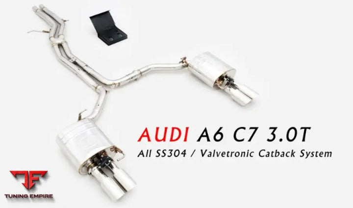 Audi A6 C7 3.0T All Ss304 Valvetronic Exhaust System