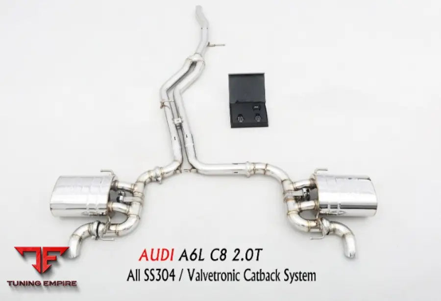 Audi A6 C8 2.0T All Ss304 Valvetronic Exhaust System