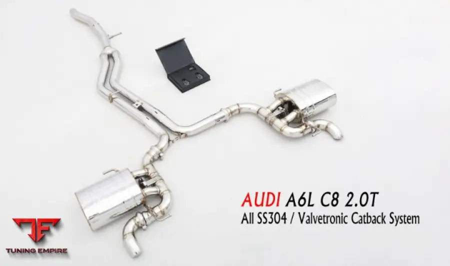 Audi A6 C8 2.0T All Ss304 Valvetronic Exhaust System