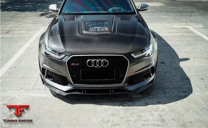 Audi A6 S6 Rs6 Bkss Style Carbon Fiber Hood