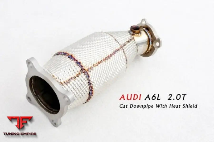 Audi A7 C7 2.0T All Ss304 Cat Downpipe With Heat Shield Exhaust System