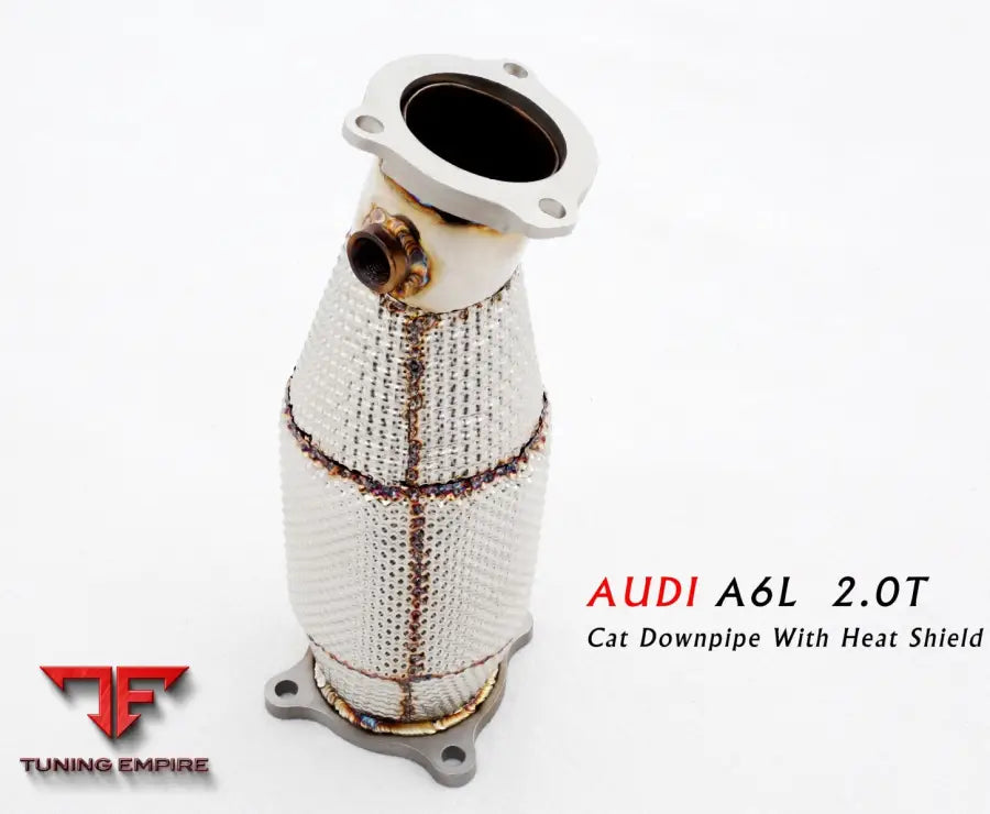 Audi A7 C7 2.0T All Ss304 Cat Downpipe With Heat Shield Exhaust System