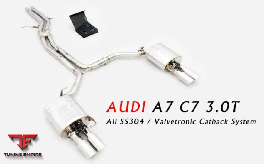 Audi A7 C7 3.0T All Ss304 Valvetronic Exhaust System