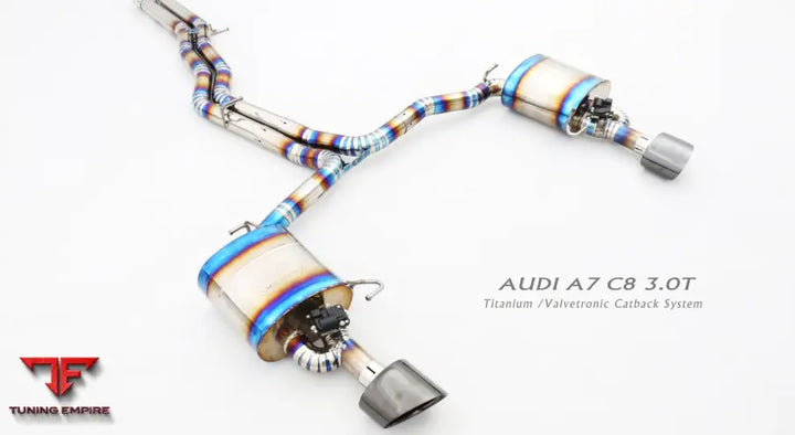 Audi A7 C8 3.0T Titanium Valvetronic Exhaust System