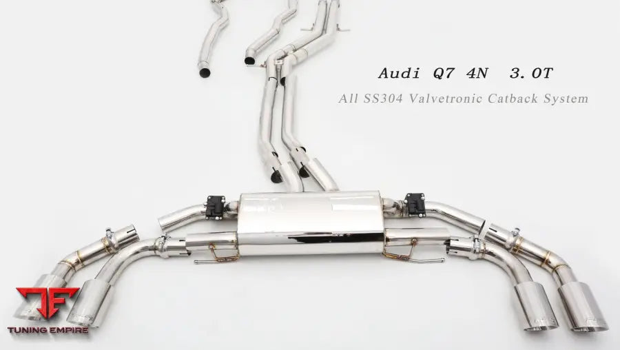 Audi Q7 3.0T 2020-2023 All Ss304 Valvetronic Exhaust System