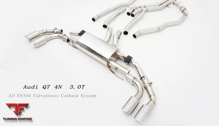 Audi Q7 3.0T 2020-2023 All Ss304 Valvetronic Exhaust System