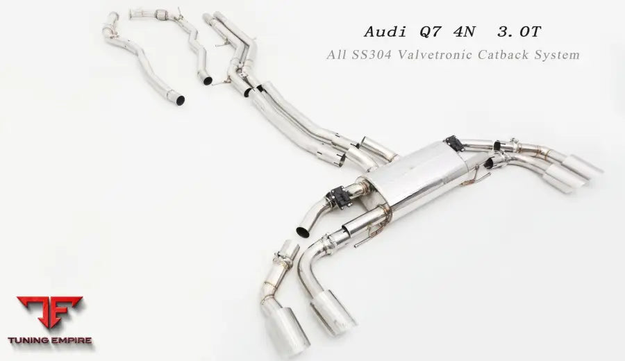 Audi Q7 3.0T 2020-2023 All Ss304 Valvetronic Exhaust System