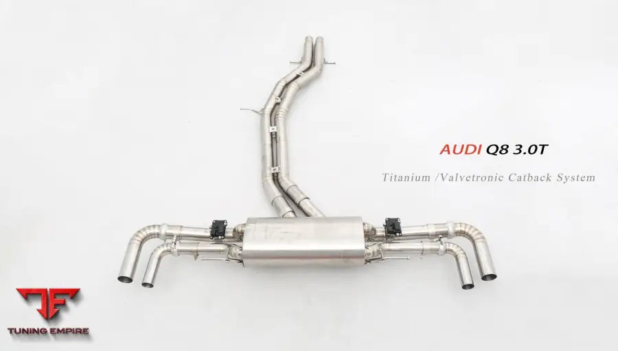 Audi Q8 Titanium Valvetronic Exhaust System