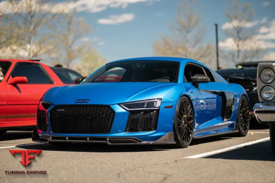 Audi R8 Coupe Imp Performance Carbon Fiber Side Skirts Under Board