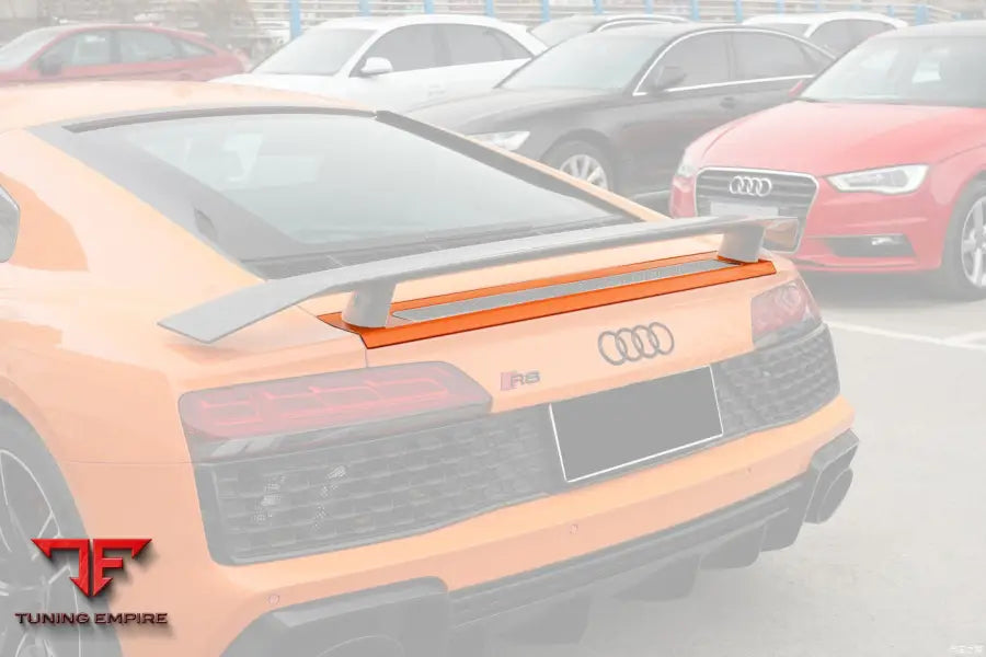 Audi R8 Gen2 V10 Plus Coupe Only Carbon Fiber Wing Base