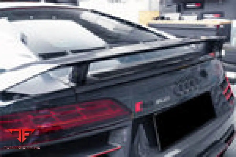 Audi R8 Gen2 V10 Plus Coupe Only Gt Style Carbon Fiber Trunk Wing With Base