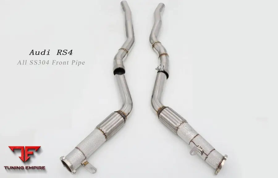 Audi Rs4 B9 All Ss304 Front Pipe With Heat Shield Exhaust System