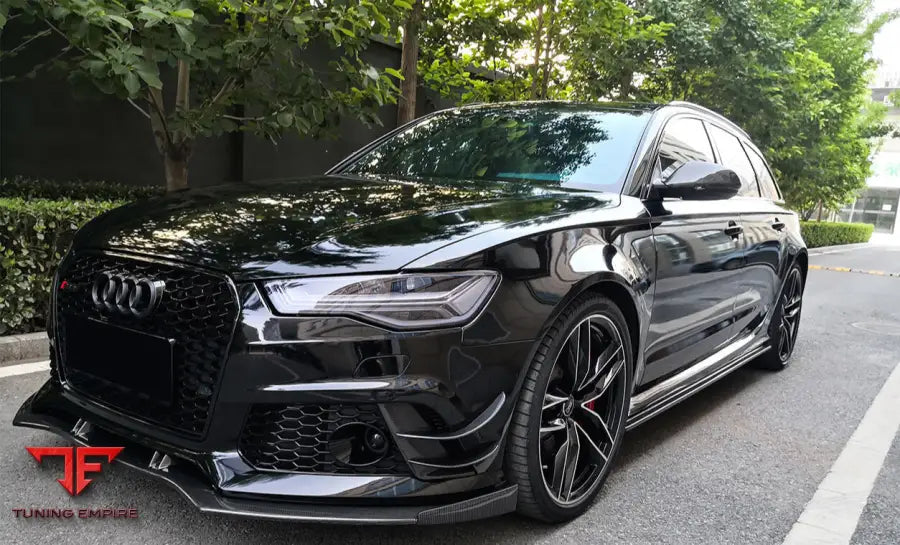 Audi Rs6 Avant Bs Style Carbon Fiber Front Bumper Caps