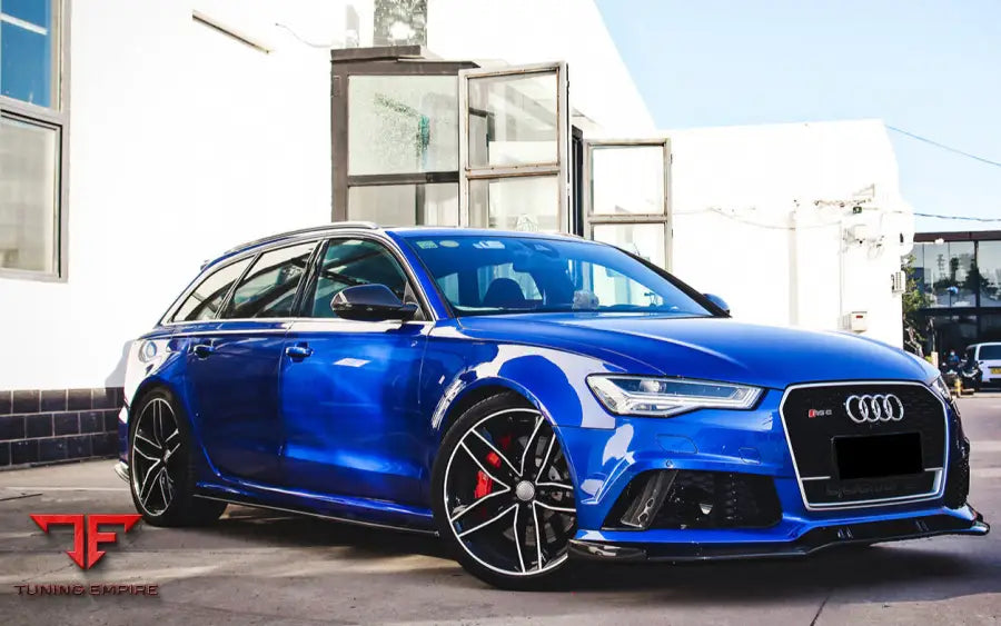 Audi Rs6 Avant Bs Style Carbon Fiber Front Bumper Caps