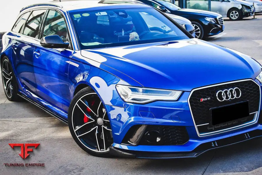 Audi Rs6 Avant Bs Style Carbon Fiber Front Lip