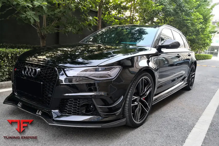 Audi Rs6 Avant Bs Style Carbon Fiber Front Lip