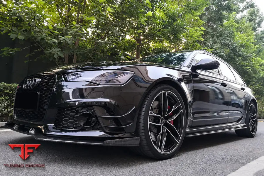 Audi Rs6 Avant Bs Style Carbon Fiber Front Lip