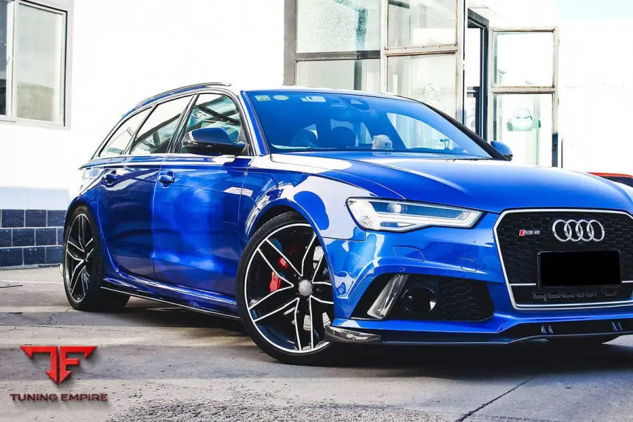 Audi Rs6 Avant Bs Style Carbon Fiber Front Lip