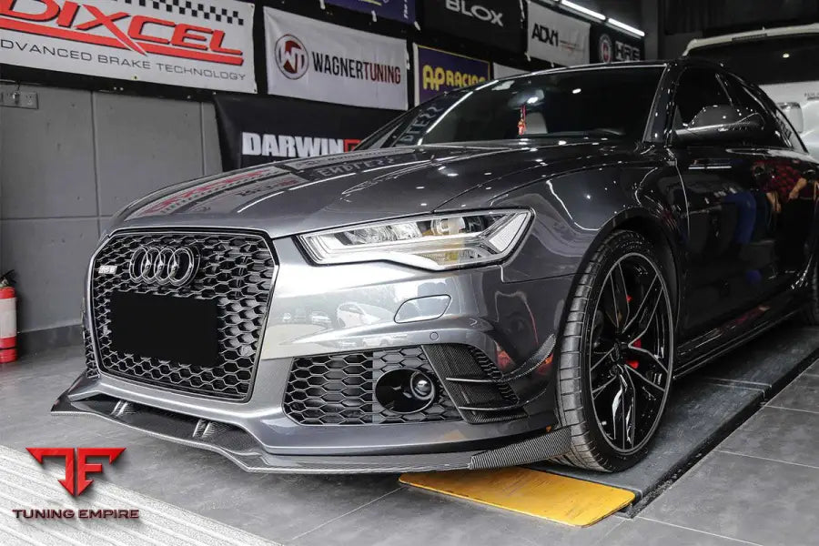 Audi Rs6 Avant Bs Style Carbon Fiber Front Lip