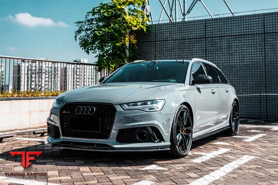 Audi Rs6 Avant Carbon Fiber Front Bumper Caps