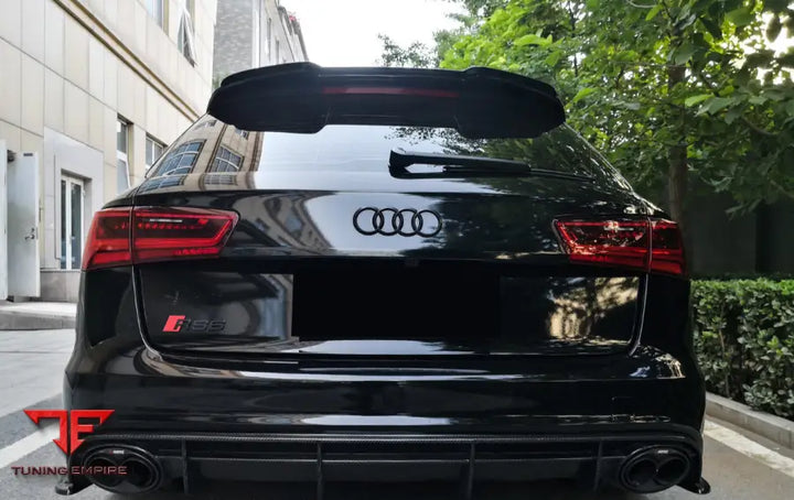 Audi Rs6 Avant Carbon Fiber Rear Lip