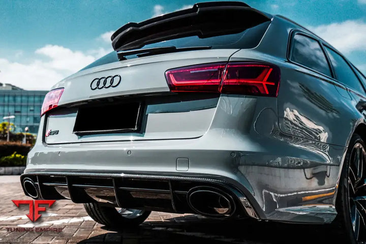 Audi Rs6 Avant Carbon Fiber Rear Lip