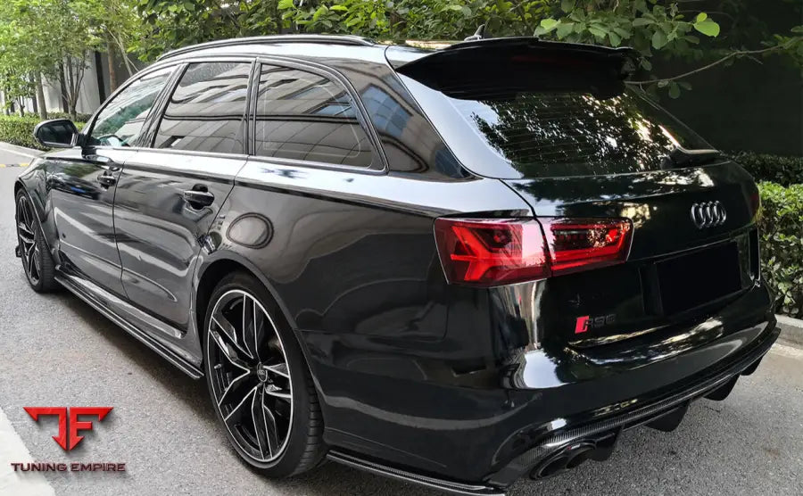 Audi Rs6 Avant Carbon Fiber Rear Lip