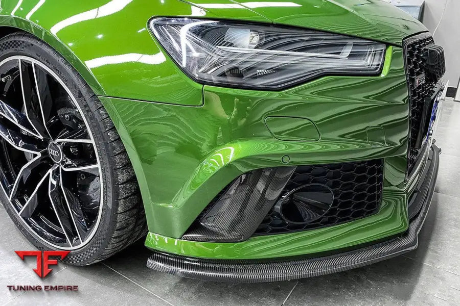 Audi Rs6 Avant Mn Style Carbon Fiber Front Lip