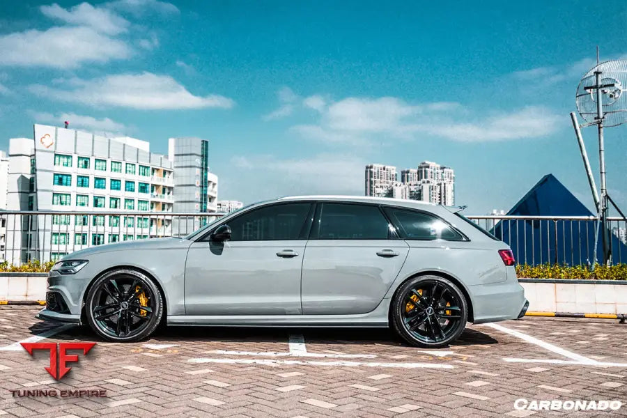 Audi Rs6 Avant Mn Style Carbon Fiber Side Skirts