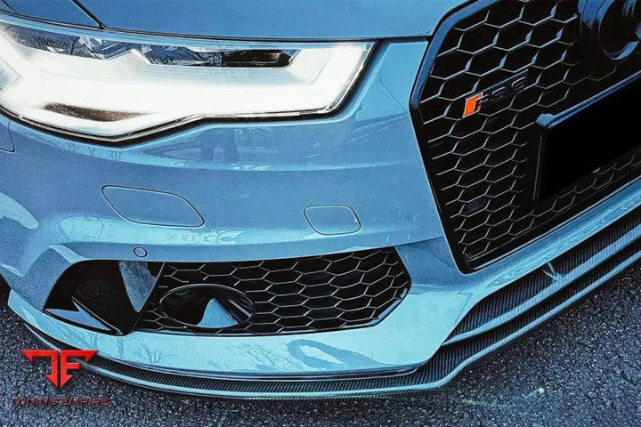 Audi Rs6 Avant Oe Style Carbon Fiber Front Lip