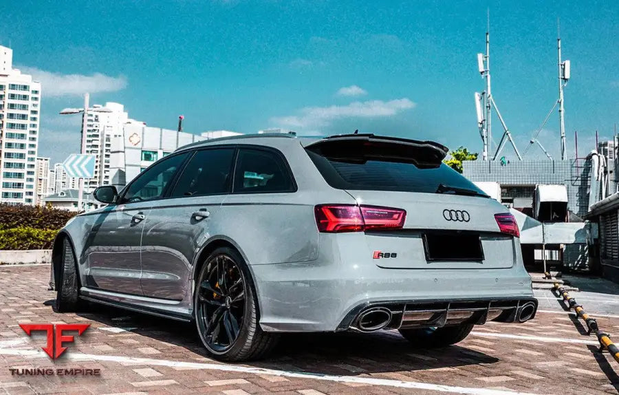 Audi Rs6 Avant Oe Style Carbon Fiber Rear Lip