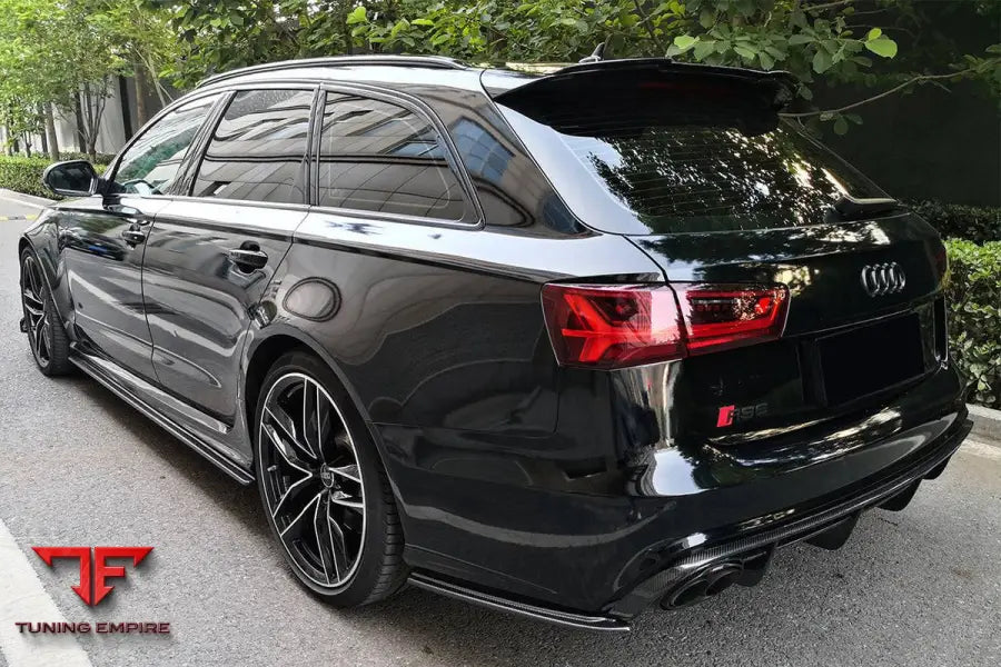 Audi Rs6 Avant Oe Style Carbon Fiber Rear Lip