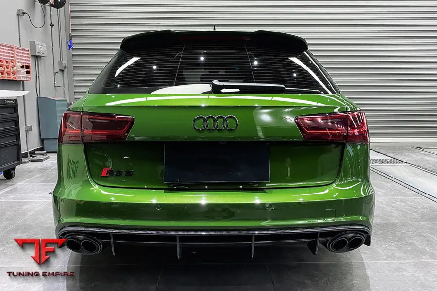 Audi Rs6 Avant Oe Style Carbon Fiber Rear Lip