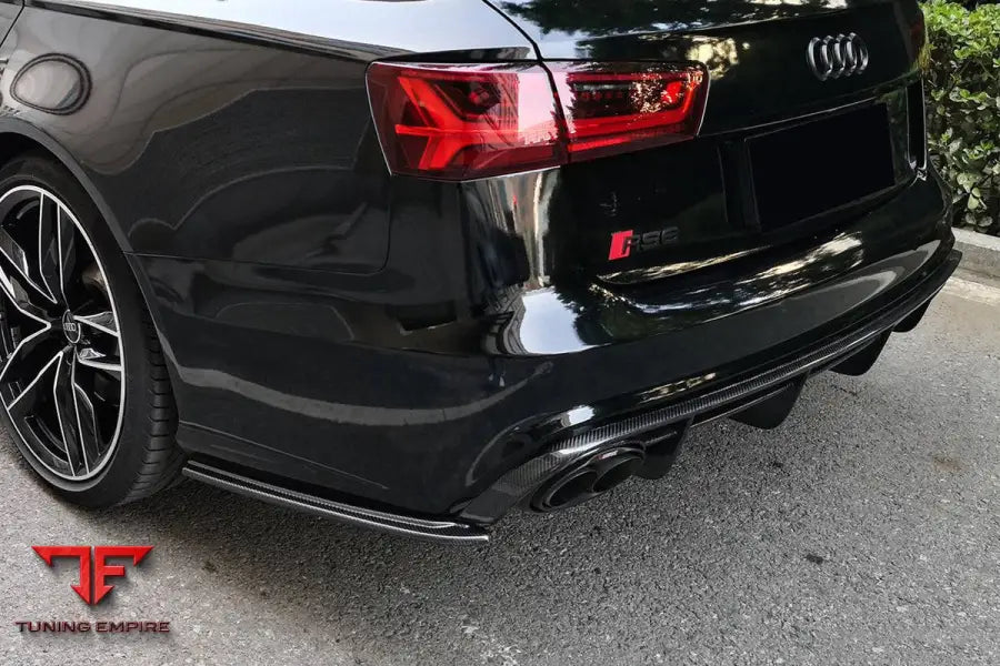 Audi Rs6 Avant Oe Style Carbon Fiber Rear Lip