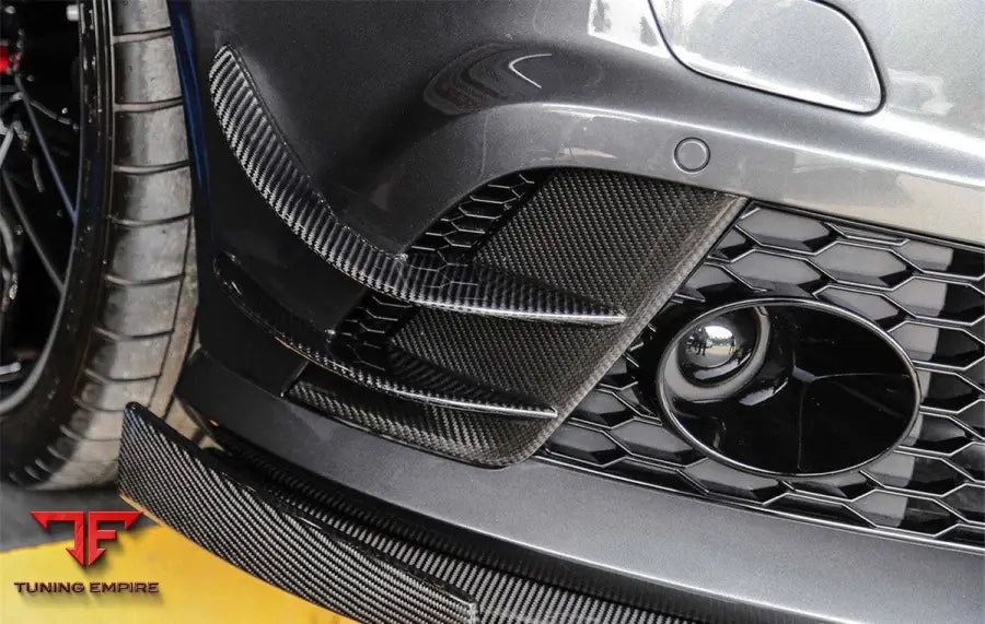 Audi Rs6 C7 Avant Bs Style Carbon Fiber Front Bumper Vent Caps