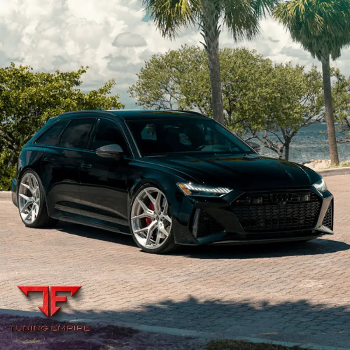 AUDI RS6 VOSSEN HF-5 SATIN SILVER WHEELS