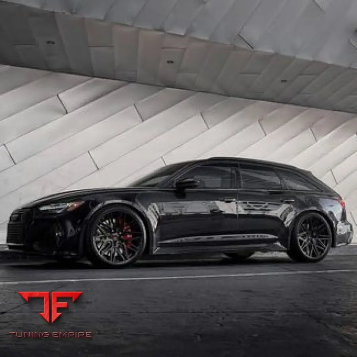 AUDI RS6 VOSSEN HF-7 GLOSS BLACK WHEELS