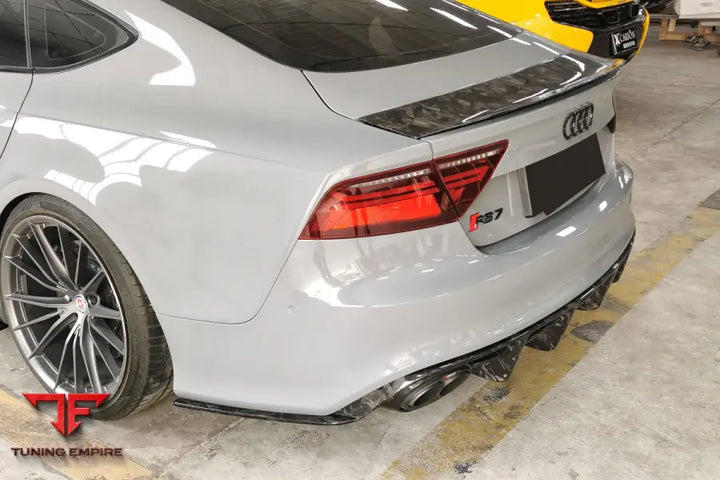 Audi Rs7 A7 S7 Man Style Dry Carbon Fiber Trunk Spoiler