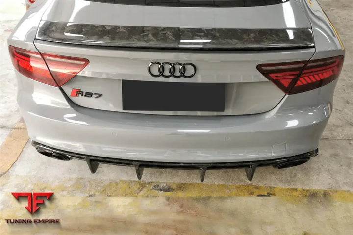 Audi Rs7 A7 S7 Man Style Dry Carbon Fiber Trunk Spoiler