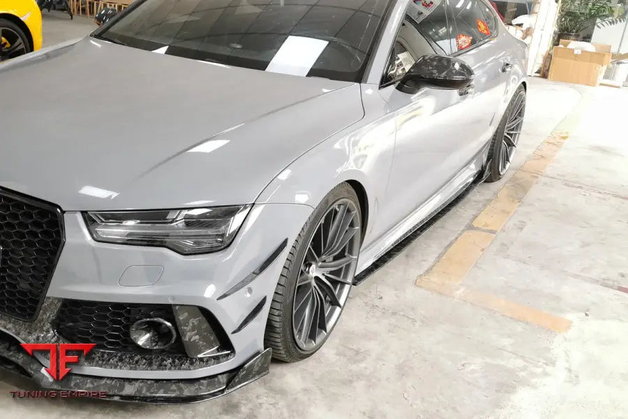 Audi Rs7 Man Style Dry Carbon Fiber Side Skirts