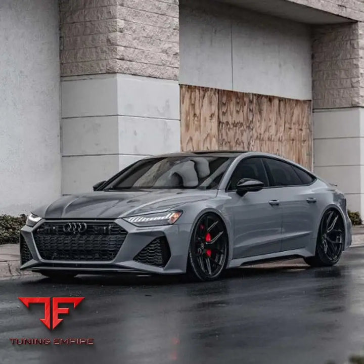 AUDI RS7 VOSSEN HF-5 SATIN BLACK WHEELS