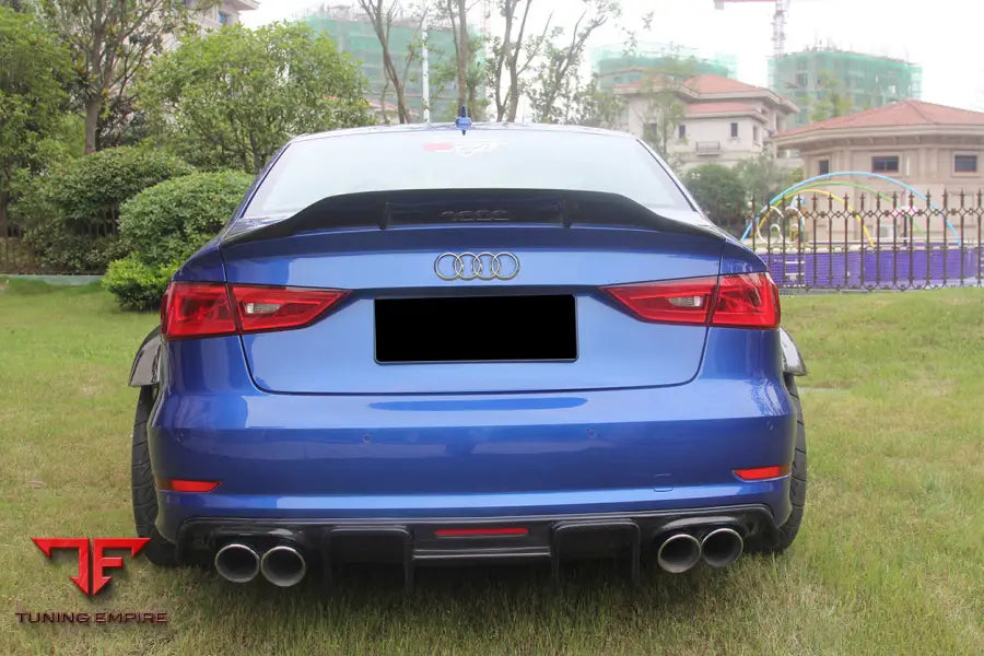 Audi S3 & A3 Sline Sedan Dp Style Front Bumper Lip Splitter Winglets